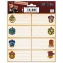 ETIQUETAS ADHESIVAS HARRY POTTER ESCUDOS