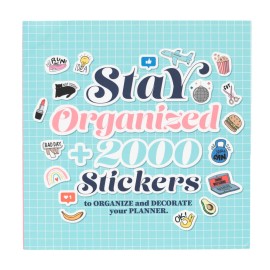 LIBRO DE PEGATINAS STAY ORGANIZED