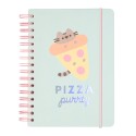 CUADERNO TAPA FORRADA A5 PUSHEEN FOODIE COLLECTION