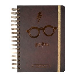 CUADERNO TAPA FORRADA A5 HARRY POTTER