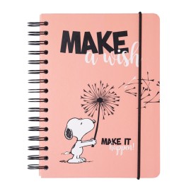 CUADERNO TAPA FORRADA A5 SNOOPY