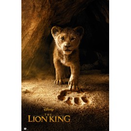 POSTER DISNEY EL REY LEON SIMBA REAL ACTION