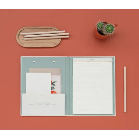 CARPETA A5 CON PINZA BOTANICAL CACTI KOKONOTE