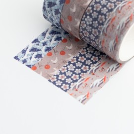 SET 4 WASHI TAPE HOKUSAI KOKONOTE 2