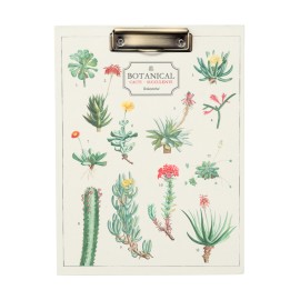 CARPETA A4 CON PINZA BOTANICAL CACTI