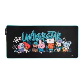 ALFOMBRILLA RATON XXL CON LUZ LED BT21 2
