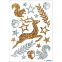 PEGATINAS MAGIC ANIMALES DEL BOSQUE GLITTER