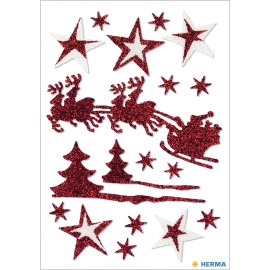 PEGATINAS MAGIC COCHE DE CABALLOS GLITTER