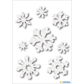 PEGATINAS MAGIC COPOS DE NIEVE FIELTRO