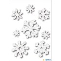 PEGATINAS MAGIC COPOS DE NIEVE FIELTRO