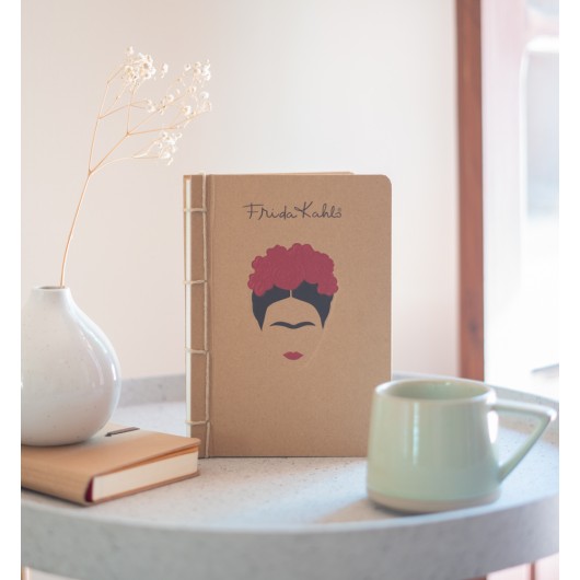 CUADERNO TAPA FORRADA A5 FRIDA KAHLO ECOFRIENDLY