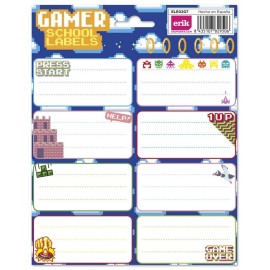 ETIQUETAS ADHESIVAS GAMER