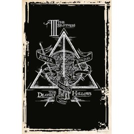 POSTER HARRY POTTER LAS RELIQUIAS DE LA MUERTE SIMBOLO