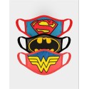SET MARCARILLAS DC COMICS BATMAN, SUPERMAN Y WONDER WOMAN EMBLEMAS