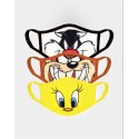 SET MASCARILLAS LOONEY TUNES PIOLIN, SILVESTRE Y TAZ