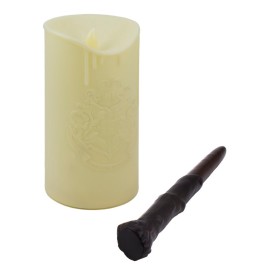 LAMPARA HARRY POTTER VELA Y VARITA CONTROL REMOTO