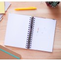 CUADERNO TAPA FORRADA A5 BT21