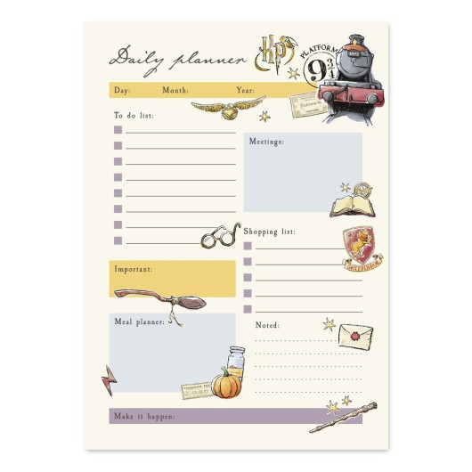 BLOC NOTAS DE ESCRITORIO HARRY POTTER