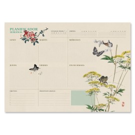 BLOC PLANIFICADOR SEMANAL A3 JAPANESE ESPAÑOL