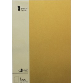 TARJETA A4 PAPERADO 5 UNIDADES ORO