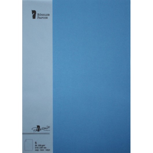 TARJETA A4 PAPERADO 5 UNIDADES AZULON