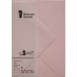 SOBRE C7 PAPERADO 5 UNIDADES ROSA