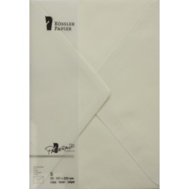 SOBRE C5 PAPERADO 5 UNIDADES CREMA