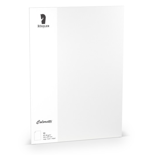 FOLIO A4 COLORETTI 10 UNIDADES BLANCO