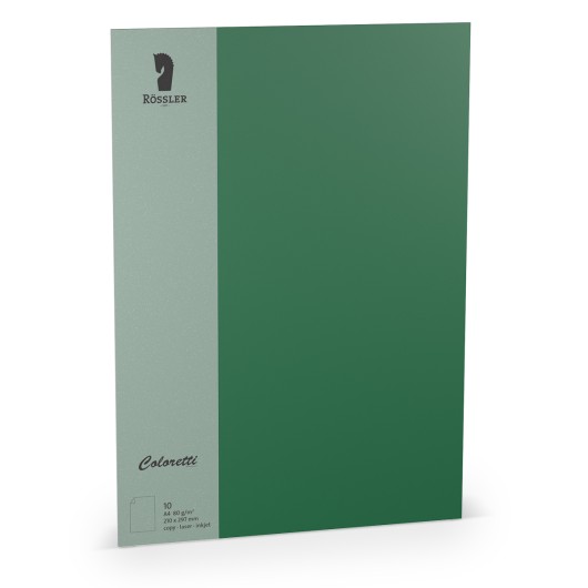 FOLIO A4 COLORETTI 10 UNIDADES VERDE OSCURO