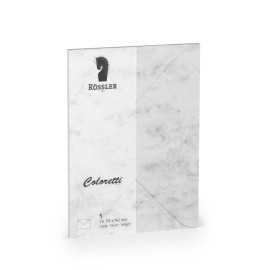 SOBRE C6 MINISTRO COLORETTI 5 UNIDADES MARMOL GRIS