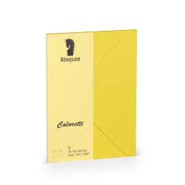 SOBRE C6 MINISTRO COLORETTI 5 UNIDADES AMARILLO