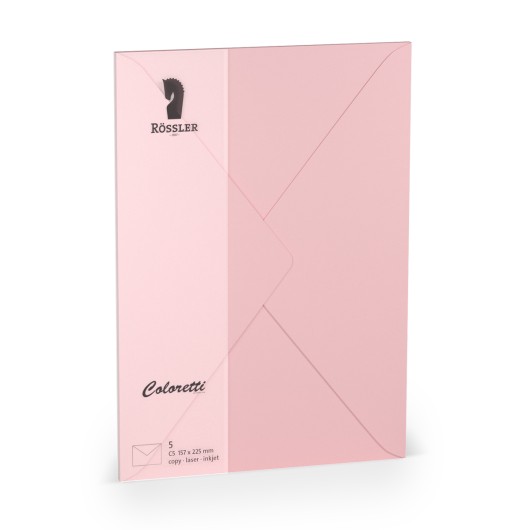 SOBRE C5 COLORETTI 5 UNIDADES ROSA