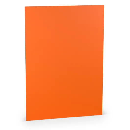 TARJETA A4 COLORETTI 10 UNIDADES NARANJA