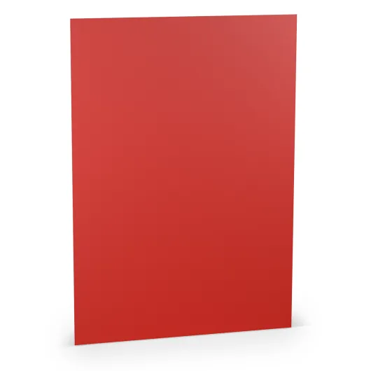 TARJETA A4 COLORETTI 10 UNIDADES ROJO