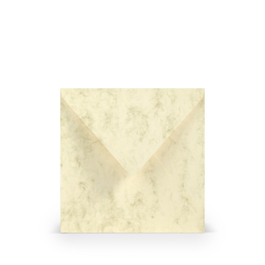 SOBRE CUADRADO GRANDE COLORETTI 5 UNIDADES MARMOL CREMA