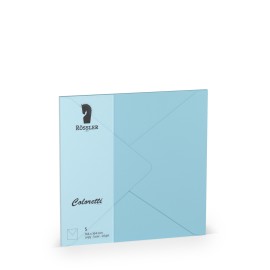 SOBRE CUADRADO GRANDE COLORETTI 5 UNIDADES AZUL CIELO