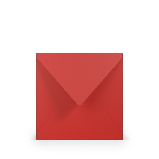 SOBRE CUADRADO GRANDE COLORETTI 5 UNIDADES ROJO