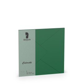 SOBRE CUADRADO GRANDE COLORETTI 5 UNIDADES VERDE OSCURO