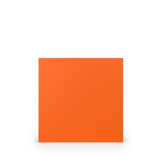 TARJETA DOBLE 157X157 COLORETTI 5 UNIDADES NARANJA