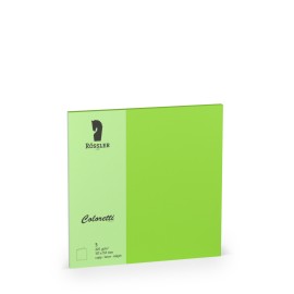 TARJETA DOBLE 157X157 COLORETTI 5 UNIDADES VERDE LIMA
