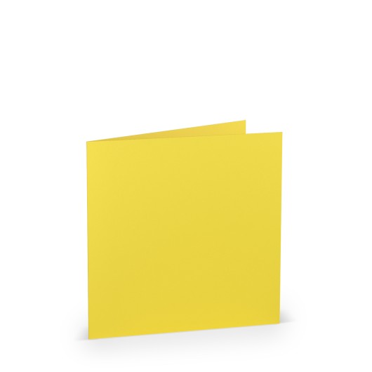 TARJETA DOBLE 157X157 COLORETTI 5 UNIDADES AMARILLO