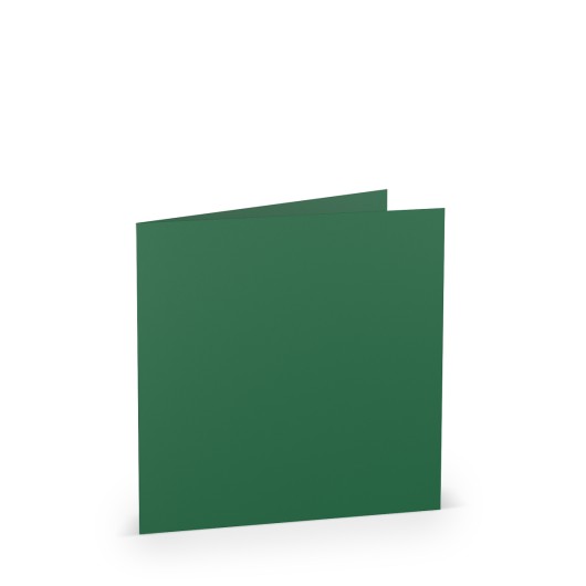 TARJETA DOBLE 157X157 COLORETTI 5 UNIDADES VERDE OSCURO