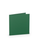 TARJETA DOBLE 157X157 COLORETTI 5 UNIDADES VERDE OSCURO