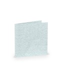 TARJETA DOBLE 157X157 COLORETTI 5 UNIDADES PERGAMINO AZUL