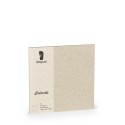 TARJETA DOBLE 157X157 COLORETTI 5 UNIDADES PERGAMINO MARRÓN