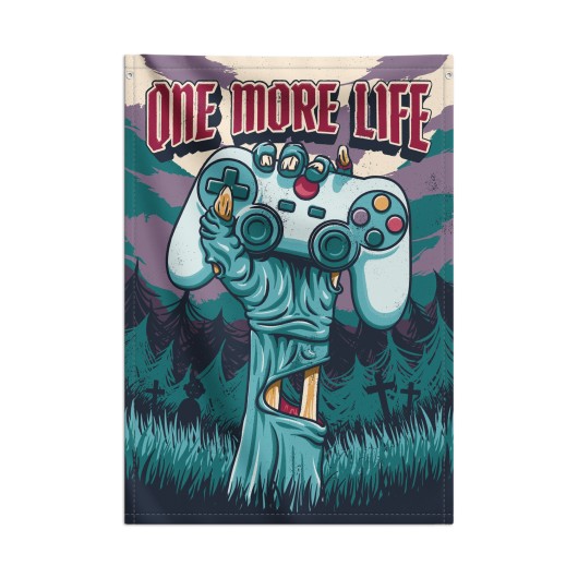 BANDEROLA DECORATIVA GAMERATION ONE MORE LIFE