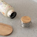 BOTELLA METALICA CON ASA BOTANICAL WILD FLOWERS KOKONOTE