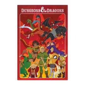 POSTER DUNGEONS & DRAGONS THE ANIMATED SERIES