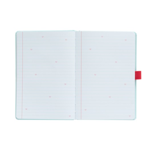 CUADERNO PREMIUM A5 CON BOLIGRAFO PROYECTOR PUSHEEN PURRFECT LOVE COLLECTION
