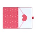 CUADERNO PREMIUM A5 CON BOLIGRAFO PROYECTOR PUSHEEN PURRFECT LOVE COLLECTION